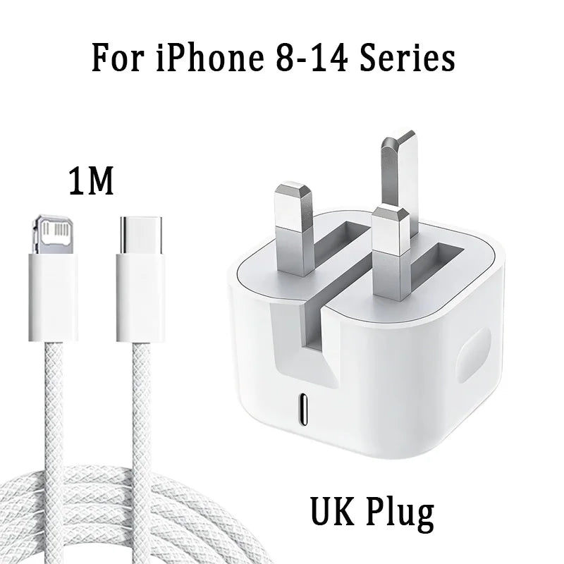 PD 40W Schnellladegerät für iPhone mit Type-C Kabel