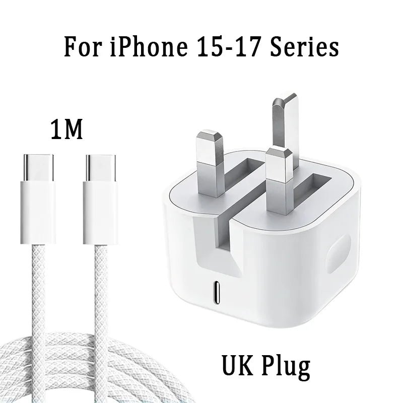 PD 40W Schnellladegerät für iPhone mit Type-C Kabel