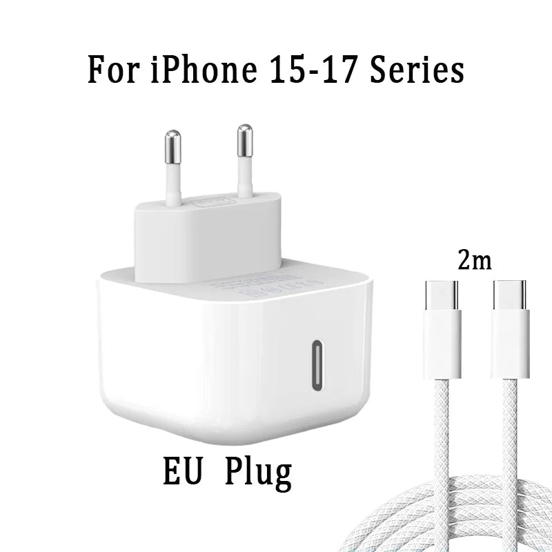 PD 40W Schnellladegerät für iPhone mit Type-C Kabel