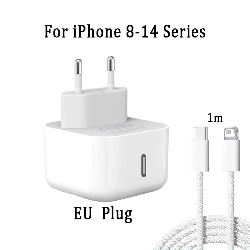 PD 40W Schnellladegerät für iPhone mit Type-C Kabel