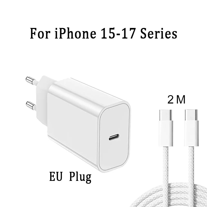 PD 40W Schnellladegerät für iPhone mit Type-C Kabel