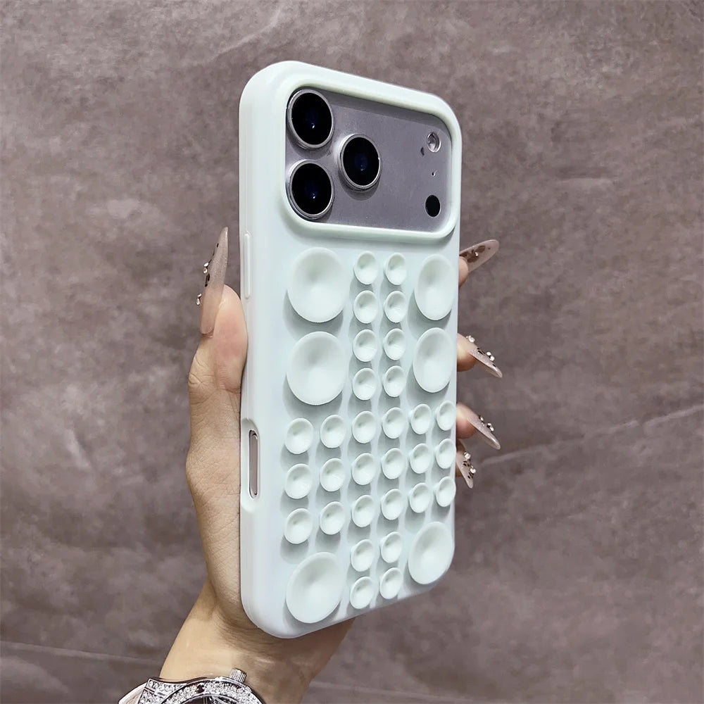 Silikonhülle Stoßfest mit Saugnapf für iPhone — Maximaler Schutz, Sicherer Halt